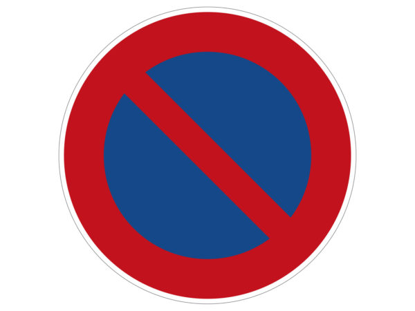 Verkehrszeichen 286 Eingeschraenktes Halteverbot Radfahrausbildung Grundschule Parcours